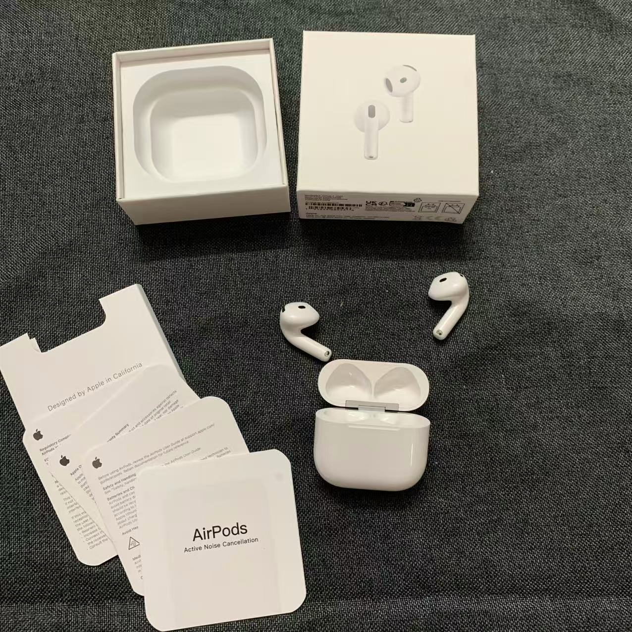 Apple AirPods, 4th Gen, Active Noise Cancelling, In-Ear, Earbud, Headphones
